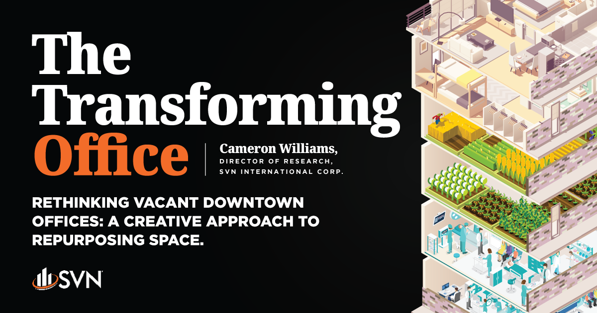 The Transforming Office | Rethinking Vacant Downtown Offices: A Creative Approach to Repurposing Space