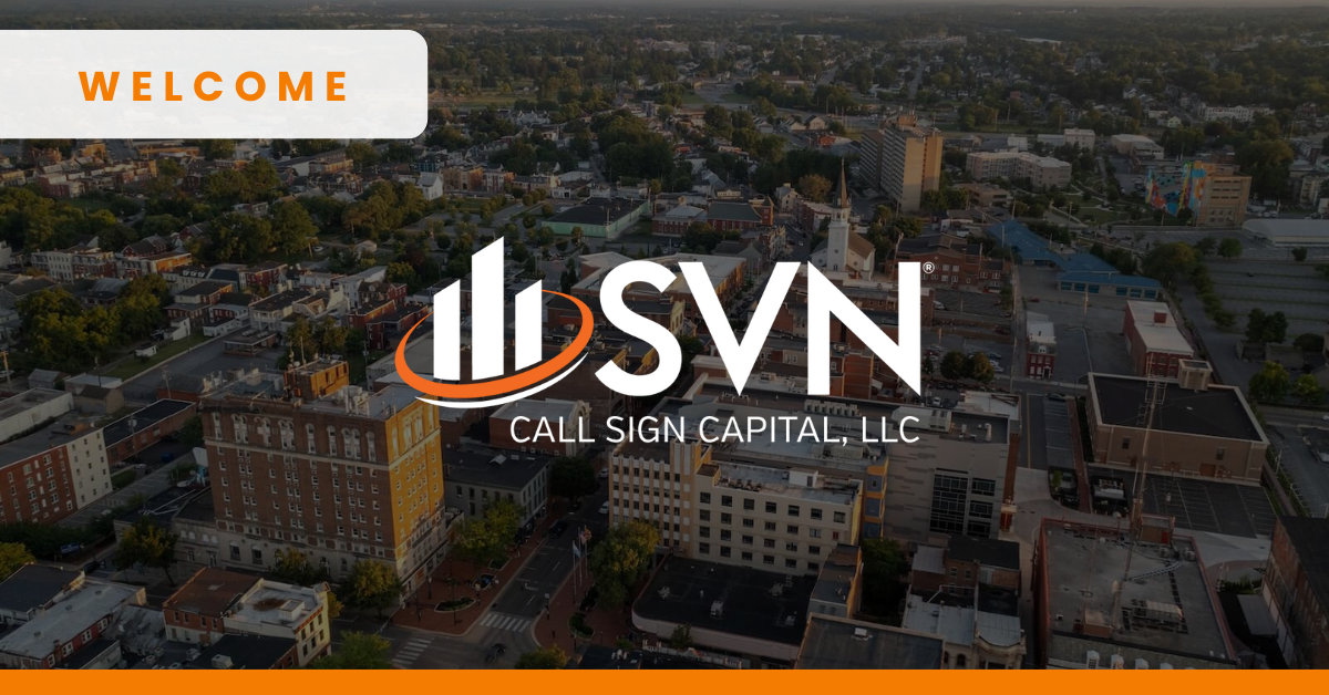 SVN® International Expands Presence in Maryland With the Addition of SVN | Call Sign Capital, LLC